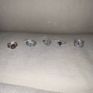 5 Beautiful Size 7 Rings!